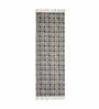 Brown Cotton Traditional 72x24 Inches Bedside Runner