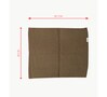 Taupe Bamboo Terry Solid 550 GSM 4 Pcs Face Towel
