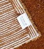 Brown Cotton Anti Skid Bath Mat 14x20 Inches
