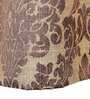Brown Cotton Light Filtering 7 Feet Eyelet Curtain (1 Piece)