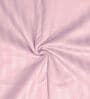 Pink Cotton 210TC Striped Single Bedsheet with 1 Pillow Cover