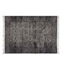 Brown Cotton Digital Printed Hand Woven 6 x 4 Feet Dhurrie