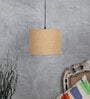 Geya Brown Cotton Hanging Light