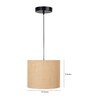 Geya Brown Cotton Hanging Light
