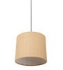 Aelia Brown Cotton Hanging Light