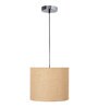 Aelia Brown Cotton Hanging Light