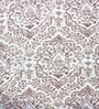 Brown Cotton Floral 144 TC Single Dohar