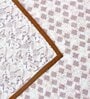 Brown Cotton Geometric 144 TC Single Dohar