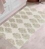 Brown Cotton Traditional 3 x 5 Feet Dhurrie