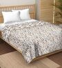 Brown Cotton Reversible 180 Double Bed Comforter
