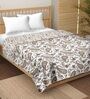 Brown Cotton Reversible 180 Double Bed Comforter