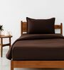 Brown Cotton 210TC Colors Striped Heavy Winter Single 400GSM Bedding Set 1 Comforter 1 Bedsheet 1 Pillow Covers