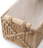 Set of 2 Brown Cotton Rope & Iron Frame Organisers
