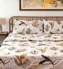 Brown Cotton Single Bed Duvet Cover