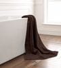 Brown Cotton Solid 550 GSM Bath Towel
