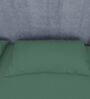 Green Cotton Solid Finest 300TC Plain Super King Bedsheet with 2 Pillow Covers