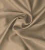 Brown Cotton Solid 210TC Plain Single Bedsheet with 1 Pillow Cover