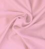 Pink Cotton Solid 210TC Plain Single Bedsheet with 1 Pillow Cover