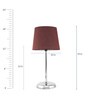 Brown Cotton Table Lamp