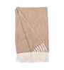 Brown Cotton Throw