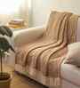 Brown Cotton Throw