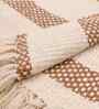 Brown Cotton Throw