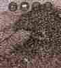 Brown Cream Abstract Polypropylene 7 ft x 5 ft Machine Made Carpet