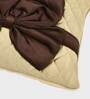 Brown Decorative cushion Cotton 3D Printed Cushion Cover