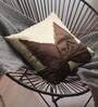 Brown Decorative cushion Cotton 3D Printed Cushion Cover