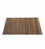 Brown Delilah Rectangular PVC Dining Table Placemat