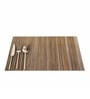 Brown Delilah Rectangular PVC Dining Table Placemat