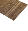 Brown Delilah Rectangular PVC Dining Table Placemat