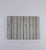 Grey PVC Plain Solid 24x16 Inches Antiskid Bath Mat