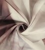Brown Digital Floral Printed Cotton Blend Double Bedsheet with 2 Pillow Covers
