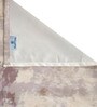 Brown Digital Floral Printed Cotton Blend Double Bedsheet with 2 Pillow Covers