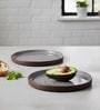 Brown Dinner Plates Set of 6