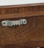 Brown Distress Color Handpainted Mango Wood Carving Jharokha Frame
