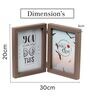 Brown Door Photo Frame 5x7 Inches