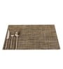 Brown Elise Rectangular PVC Dining Table Placemat