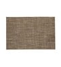 Brown Elise Rectangular PVC Dining Table Placemat
