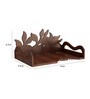 Engineered Wood Set Top Box Holder in Brown Colour