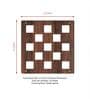 Brown Engineered Wood Divider Panel