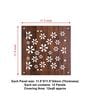 Brown Engineered Castilla Wood Set Of 12 Hanging Room Divider