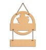 Brown Engineered Wood Wall Hanging
