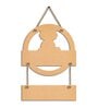 Brown Engineered Wood Wall Hanging