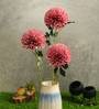 Brown Fabric Premium Ballmum Artificial Flowers