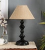 Brown Fabric Table Lamp