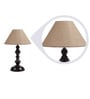 Brown Fabric Table Lamp