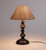 Brown Fabric Table Lamp