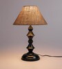 Brown Fabric Table Lamp
